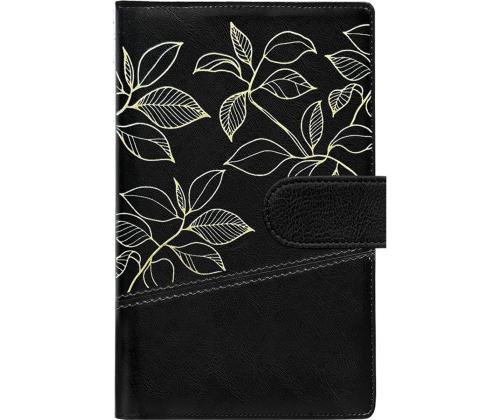 Kalendermärkmik Miniboss PÄEV, spiraalköide, FASHION kaaned (MUST CERVO) 00074/41175