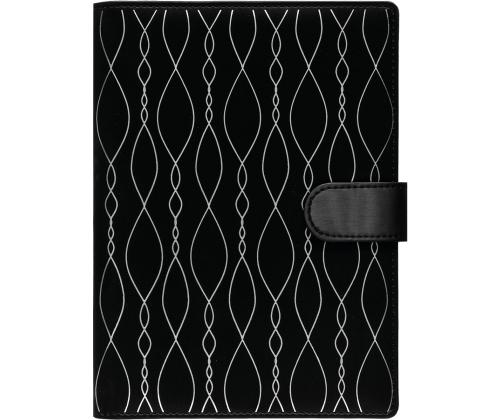 Raamatkalender Boss A5 Nädal vertikaal, spiraalköide, FASHION kaaned (MUST SHINE) 00072/40280