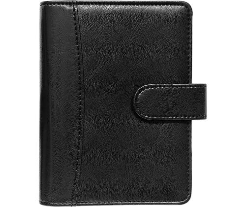 Time-Master kalender Compact A6 NÄDAL, kunstnahk (MUST) 00600/40166