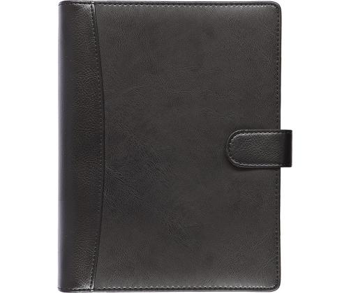 Time-Master kalender Manager A5 (70mm) NÄDAL, kunstnahk (MUST) 00700/40157