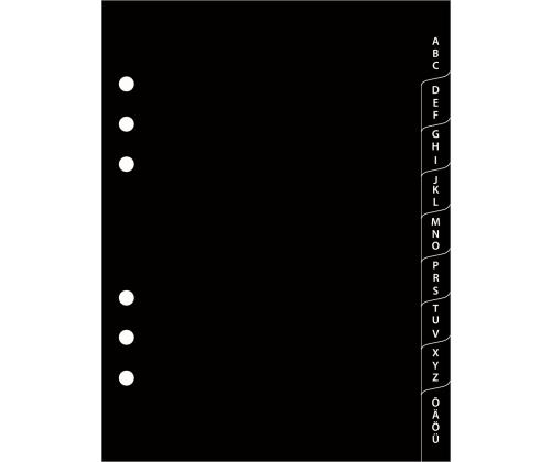 Kalendrisisu Manager A5 plastregister A-Ö (70mm) Sulemees 00709