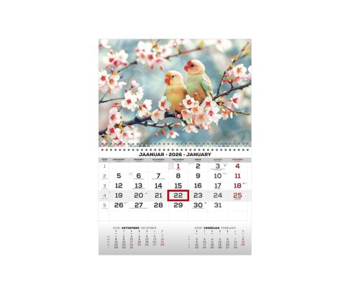 Seinakalender MONO eesti-inglise nr.32 2911050032