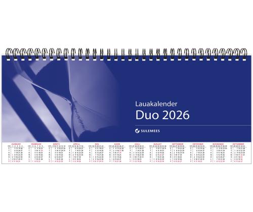 Lauakalender DUO, korraga avatud 2 nädalat, spiraalköide 00305