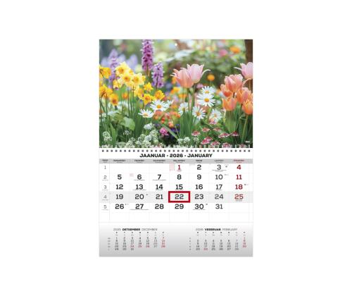 Seinakalender MONO eesti-inglise nr.33 2911050033