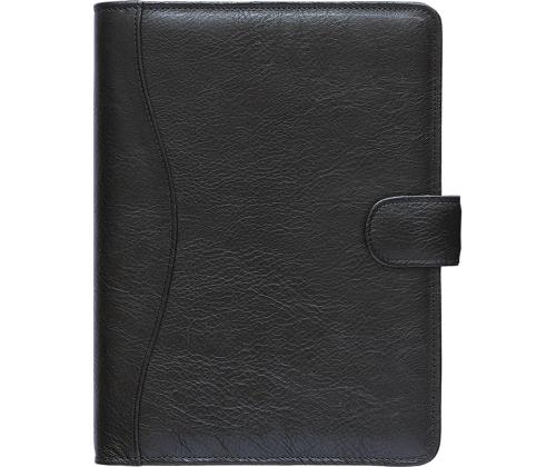 Time-Master kalender Manager A5 (70mm) PÄEV, täisnahk (MUST) 00713/40163