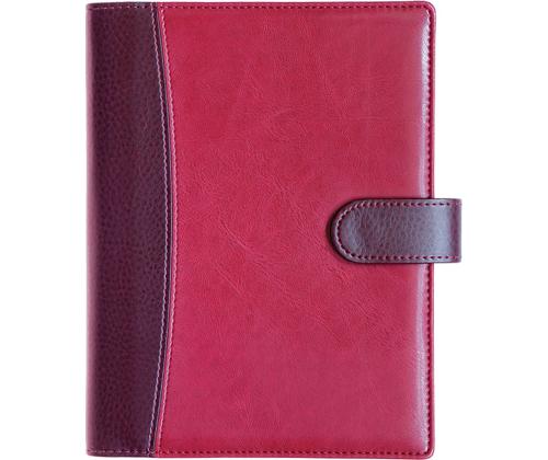 Raamatkalender Boss A5 PÄEV, spiraalköide, LUX kaaned, (TUMEPUNANE) 00041/40035