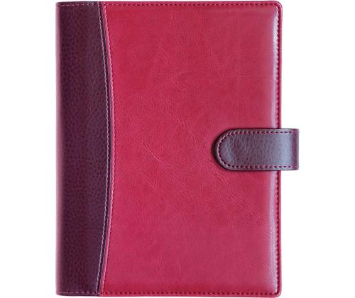 Raamatkalender Boss A5 Nädal horisontaal, spiraalköide, LUX kaaned (TUMEPUNANE) 00042/40054