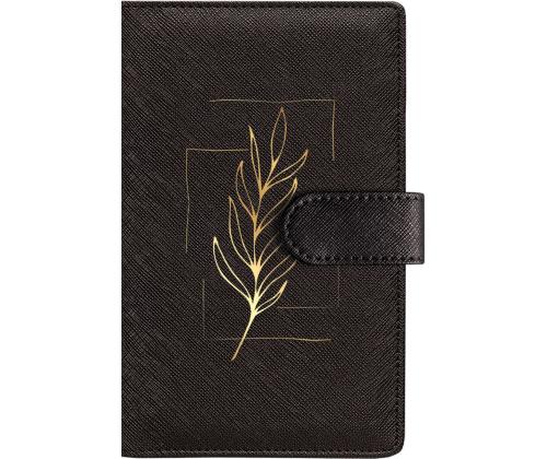 Kalendermärkmik Miniboss PÄEV, spiraalköide, FASHION kaaned (MUST TORA) 00074/40269