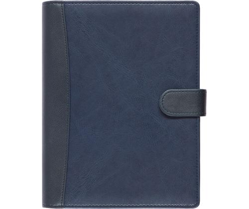 Time-Master kalender Manager A5 (70mm) NÄDAL, kunstnahk (TUMESININE) 00700/40156