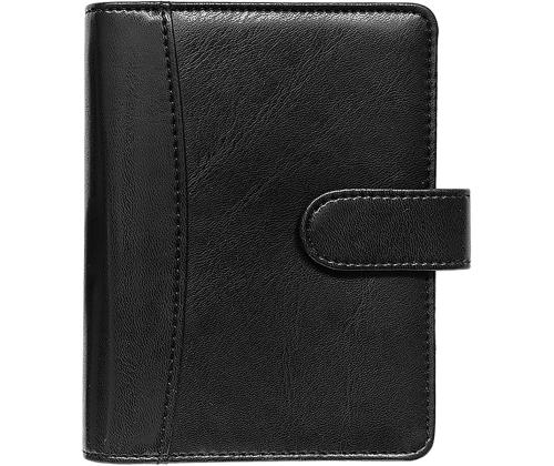 Time-Master kalender Compact A6 PÄEV, kunstnahk (MUST) 00601/40173