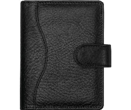 Time-Master kalender Compact A6 PÄEV, täisnahk (MUST) 00613/40181