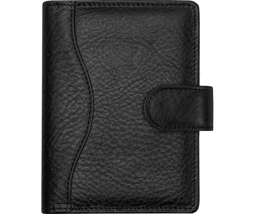 Time-Master kalender A7 NÄDAL, täisnahk (MUST) 00723/40189