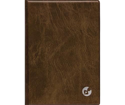 Raamatkalender Boss A5, NÄDAL vertikaal, spiraalköide, plastkaaned (PRUUN) 00039/41129