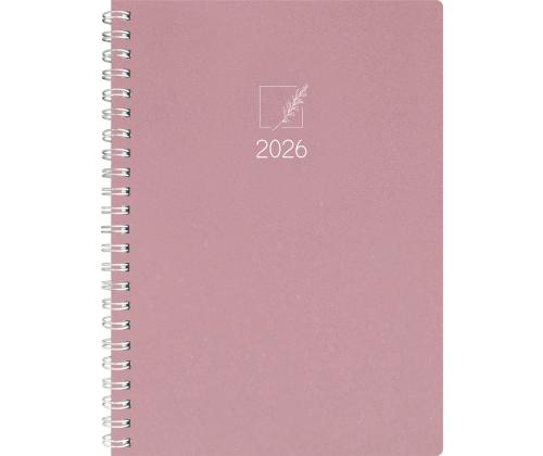 Raamatkalender Nature A5, Eko kaaned (ROOSA) 40237