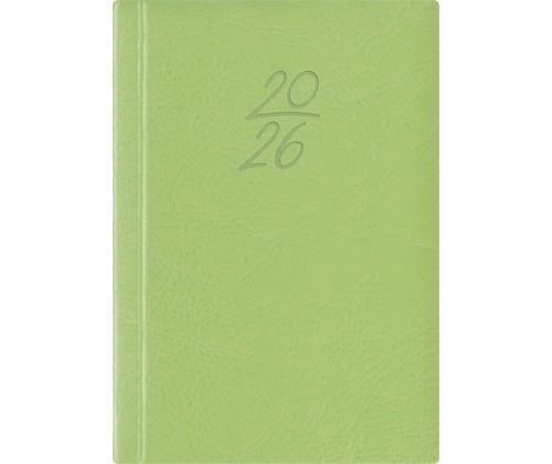 Raamatkalender Kalendermärkmik A6 PÄEV, kunstnahk (HELEROHELINE) 00029/40247