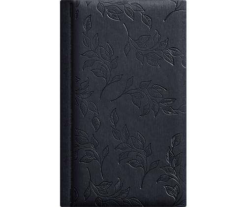 Raamatkalender PÄEV B6, kõvaköide, FASHION kaaned (MUST SHINING) 00260/40249