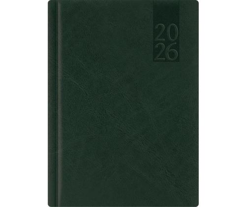 Raamatkalender NÄDAL A5, horisontaal, kõvaköide, (TUMEROHELINE) 00030/40354