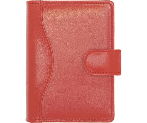 Time-Master kalender A7 NÄDAL, täisnahk (PUNANE) 00723/40377