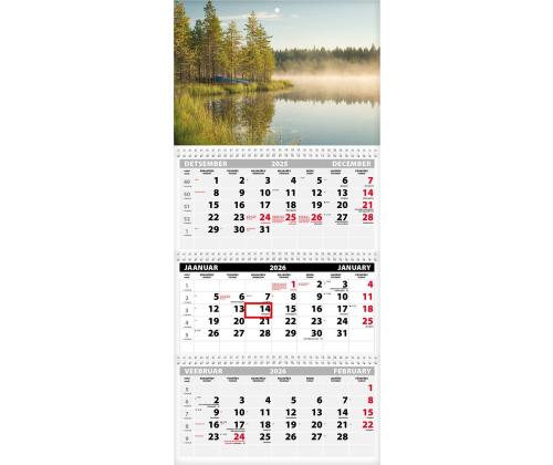 Seinakalender TRIO EXTRA, avatud mõõt 297x640mm (PILT nr. 15) 00319/40519
