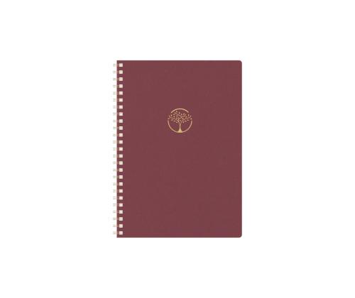 Raamatkalender Unika Spiral Kartong Nädal H punane 2912415006