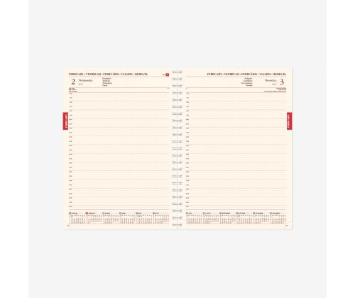 Raamatkalender SENATOR Spiral Päev 2911951001