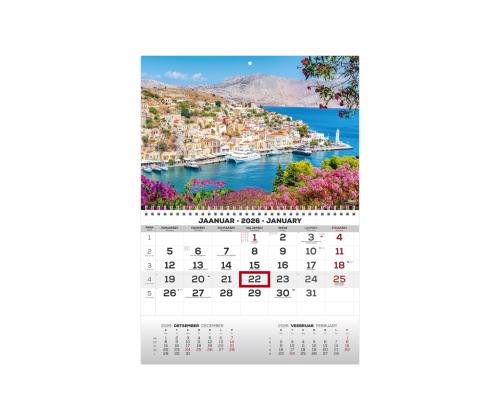 Seinakalender MONO eesti-inglise nr.14 2911050014