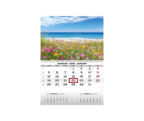 Seinakalender MONO eesti-inglise nr.18 2911050018