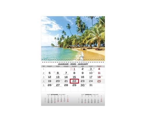 Seinakalender MONO eesti-inglise nr.24 2911050024