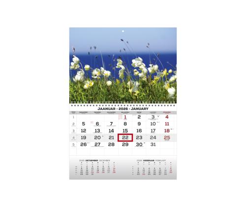 Seinakalender MONO eesti-inglise nr.26 2911050026