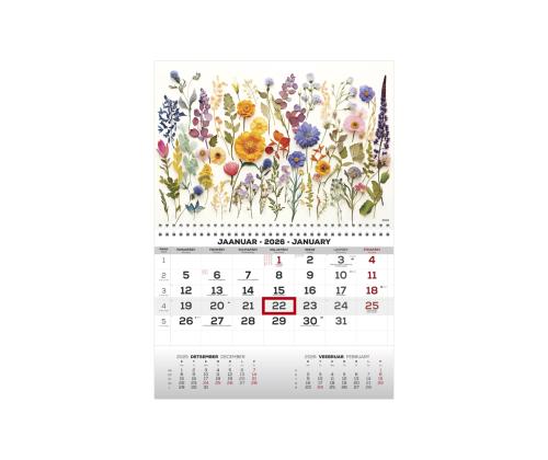 Seinakalender MONO eesti-inglise nr.35 2911050035