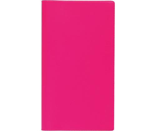 Taskumärkmik EURO, spiraalköide, plastkaaned (ROOSA) 00258/40008