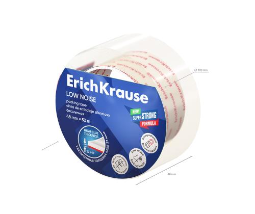 Pakketeip 48mmx50m ERICH KRAUSE läbipaistev, hääletu