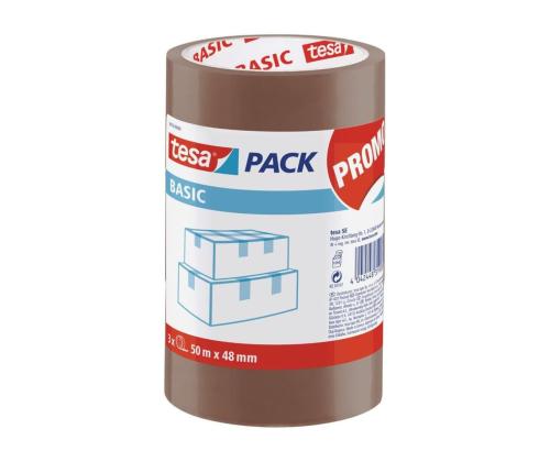 Pakketeip TESA Basic, 48mmx50m, pruun