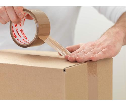 Pakketeip TESA Basic, 48mmx50m, pruun