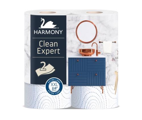 Majapidamispaber HARMONY Clean Expert 2-kihiline XXL 2rl