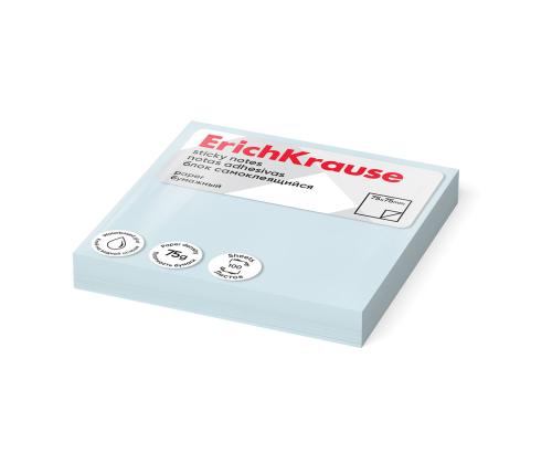 Märkmepaber ERICH KRAUSE 75х75 mm, 100 lehte, sinine