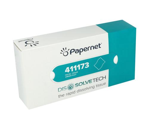 Kosmeetilised salvrätikud 2-kihiline PAPERNET DissolveTech 21x20cm valge 100tk