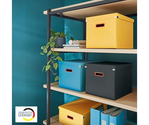 Pappkast kaanega 320x310x360mm Leitz Cosy Click & Store tumehall
