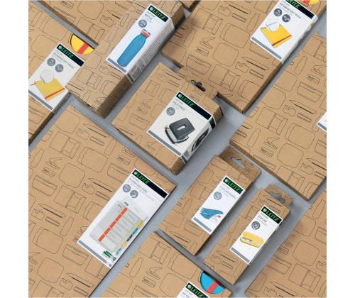 Pappkast kaanega 320x310x360mm Leitz Cosy Click & Store tumehall