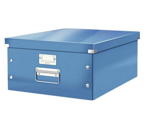 Pappkast kaanega Leitz Click & Store (L) 369x200x482mm sinine