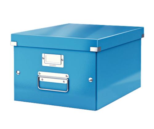 Pappkast kaanega Leitz Click & Store (M) 281x200x370mm sinine