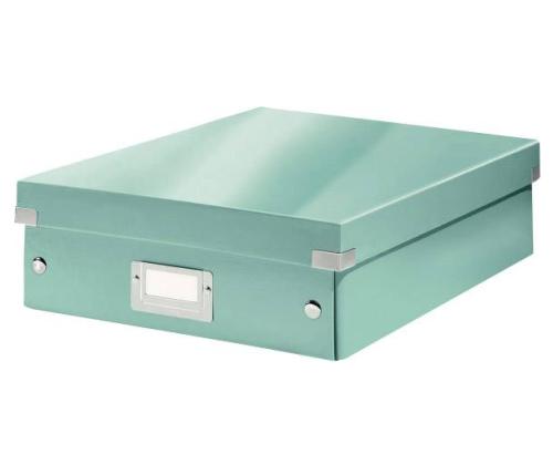 Pappkast kaanega Leitz Click & Store Organiser (M) 281x200x370mm türkiis