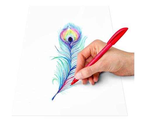 Pastapliiats korgiga STAEDTLER Ball 4320 M1,0mm 10 värvi komplekt