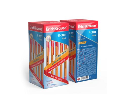 Pastapliiats korgiga ERICH KRAUSE R-301 Orange Stick punane