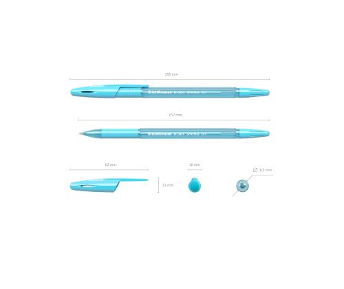 Pastapliiats korgiga ERICH KRAUSE R-301 Spring 0.7mm sinine