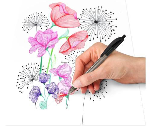 Pastapliiats korgiga STAEDTLER 423 M must