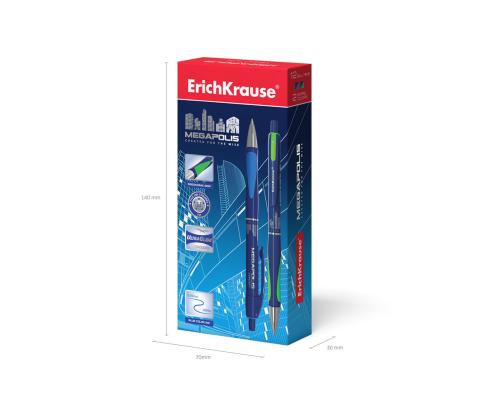 Pastapliiats mehaaniline ERICH KRAUSE Megapolis 0,5mm sinine