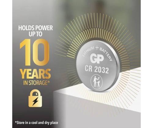 Patarei GP CR2032 3V 4tk/pk
