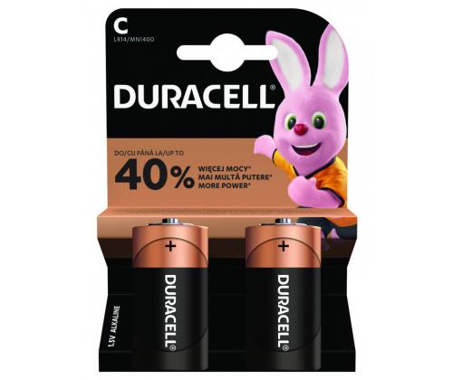 Patareid LR14/C DURACELL 1,5V 2tk