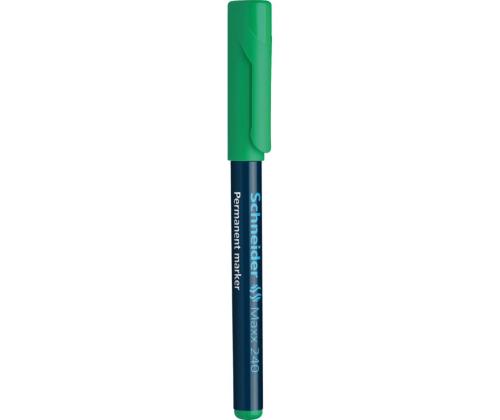 Permanentne marker SCHNEIDER Maxx 240 koonilise otsaga 1-2mm roheline